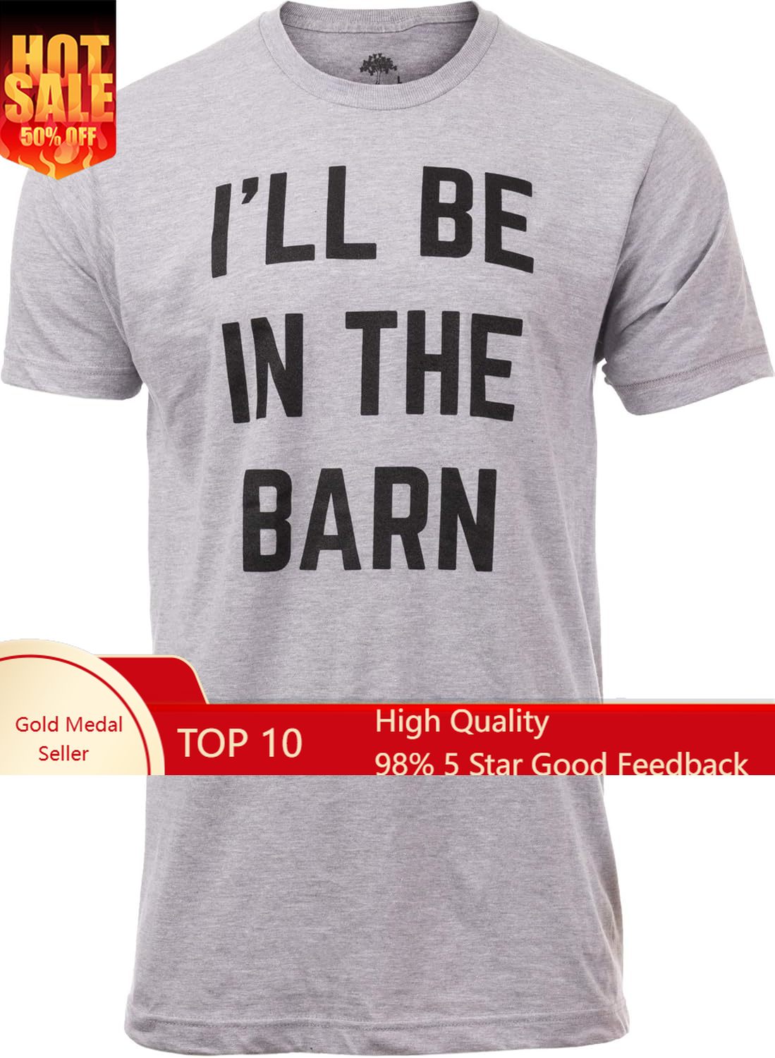 Woodworking Jokes - Estaré en el granero | Camiseta