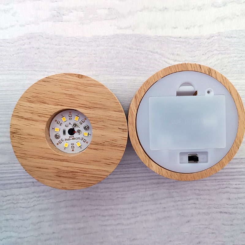Base de exhibición de luz LED  - Woodworking Resin reseña y precio