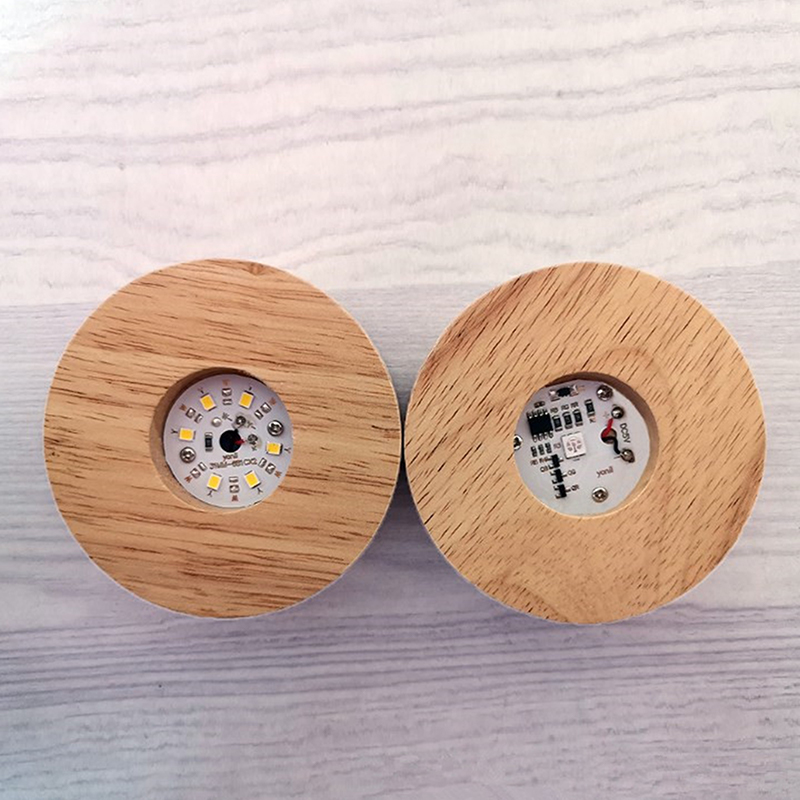 Base de exhibición de luz LED  - Woodworking Resin reseña y precio