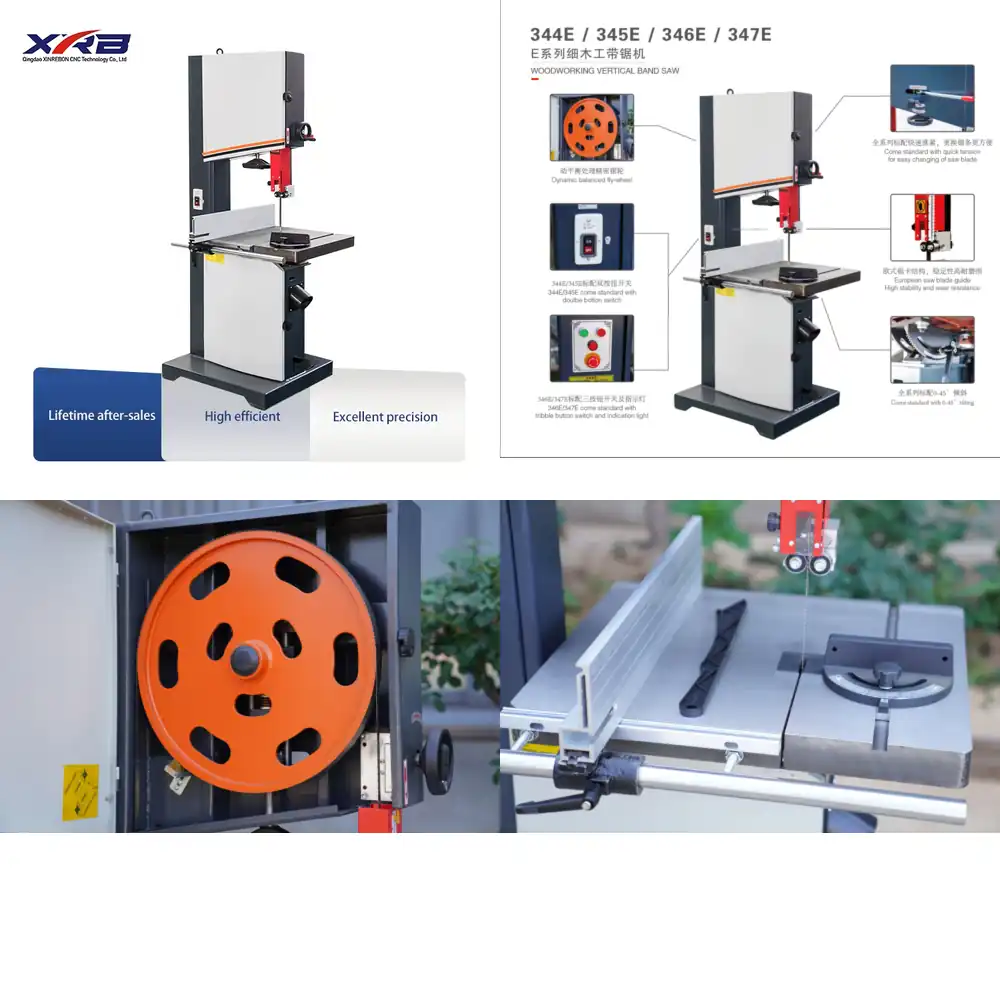 Sierra de cinta vertical MJ345 - Woodworking Machinery For Sale reseña y precio