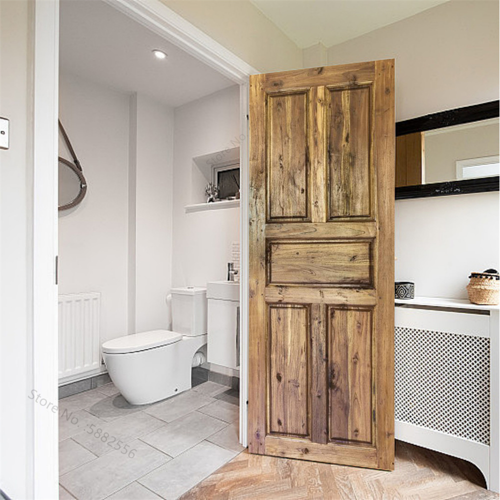 Wooden Door Mural Decal Sticke - Woodworking Glue reseña y precio